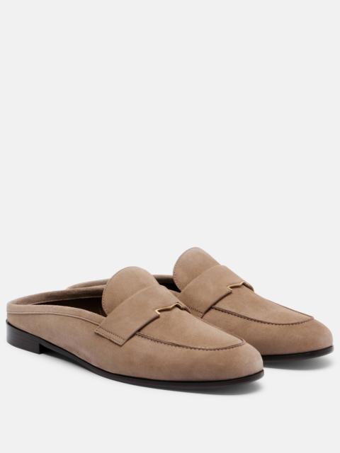 Max Mara Goccia suede mules