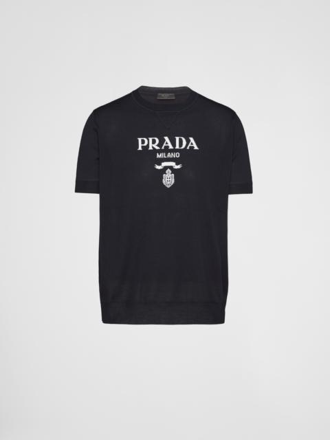 Prada Wool and cashmere crew-neck sweater