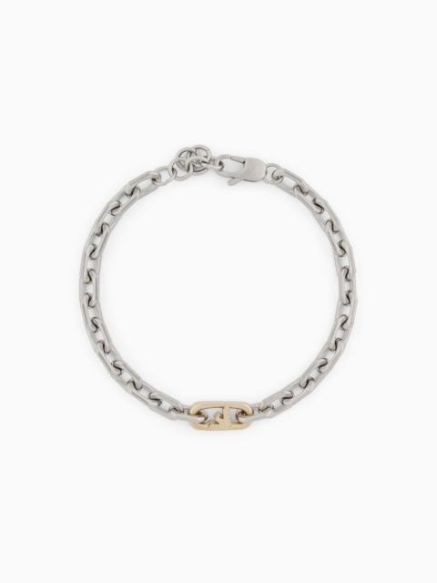 EMPORIO ARMANI Two-Tone Stainless Steel Chain Bracelet