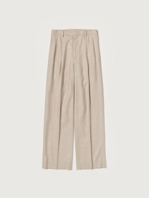 AURALEE SUPER LIGHT WOOL TWO-TUCK SLACKS