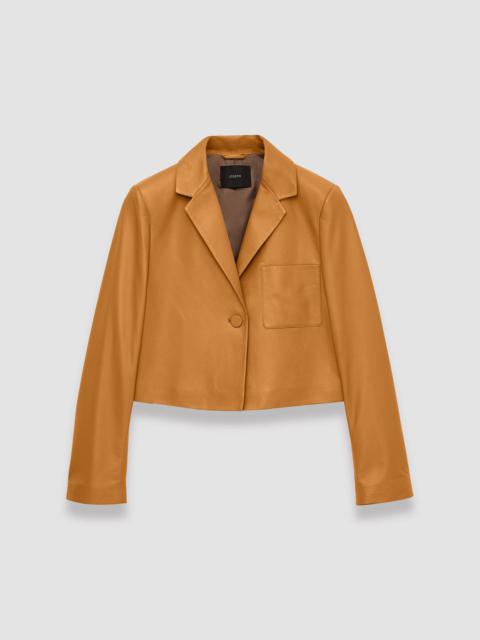 JOSEPH Nappa Leather Jamot Jacket