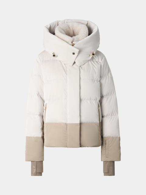 BOGNER Naia Down Ski Jacket in Off-White