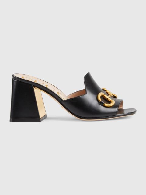 W ☆新品☆GUCCI★20/21秋冬】MID-HEEL SLIDE CHAIN