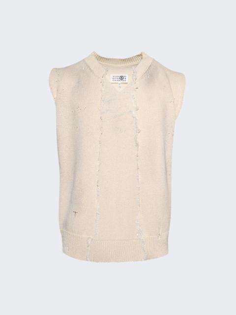 MM6 Maison Margiela Vest Cream