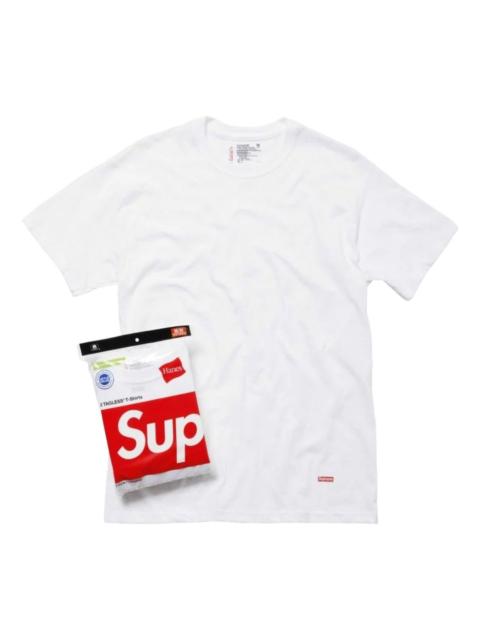 Supreme Supreme x Hanes FW26 Tagless T-Shirts (3 Pack) 'White' SUP-FW26-035-WHT