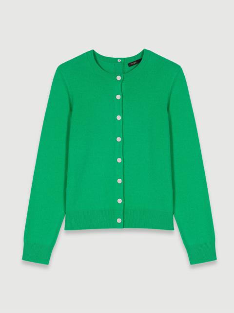 maje Cashmere and wool cardigan