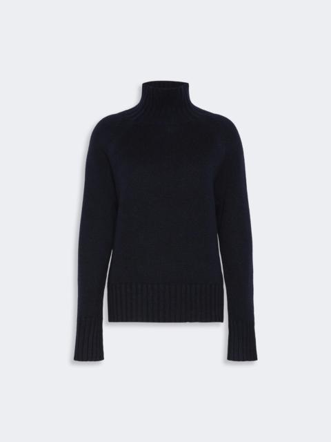 'S Max Mara MANTOVA Wool and cashmere yarn polo-neck sweater - ULTRAMARINE