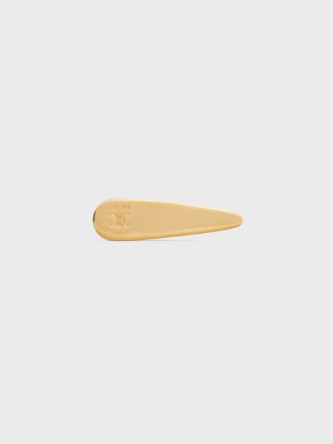 CELINE Celine Hair Clip in Brass with gold finish, Steel and Zamak