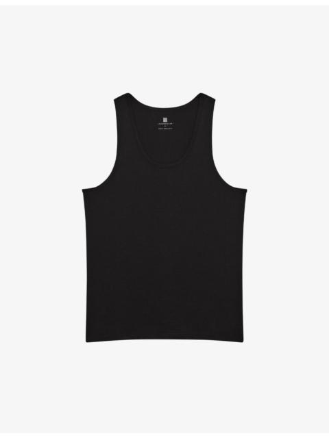 REISS Vinnie crewneck stretch-cotton vest