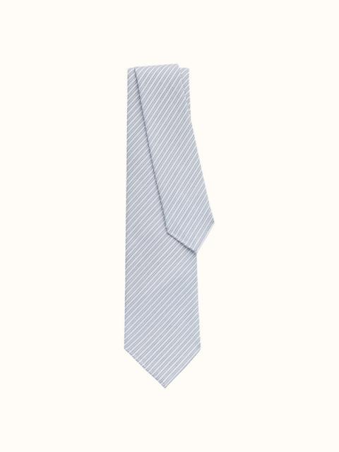 Hermès Tie 7 Multi Rayures Baton tie