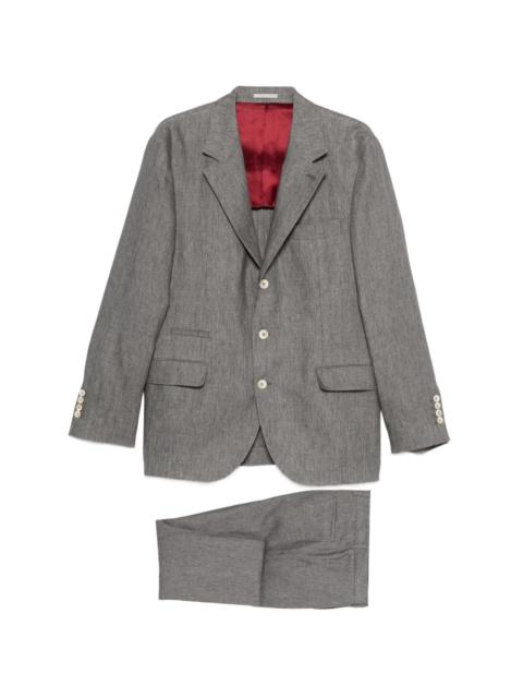 Brunello Cucinelli buttoned suit