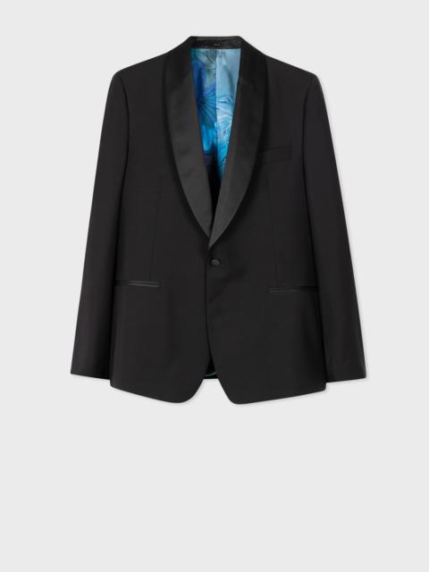 Paul Smith Black Wool-Mohair Evening Blazer