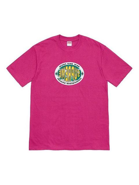 Supreme Supreme FW19 Week 1 New Shit Tee Alphabet Logo Short Sleeve Unisex Red SUP-FW19-034