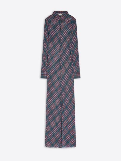 Dries Van Noten LONG LUREX SHIRT DRESS