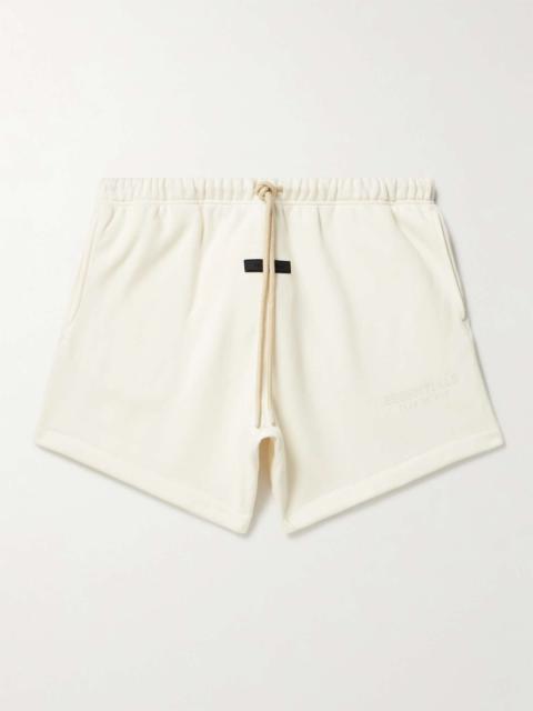 Logo-Appliquéd Cotton-Blend Jersey Drawstring Shorts