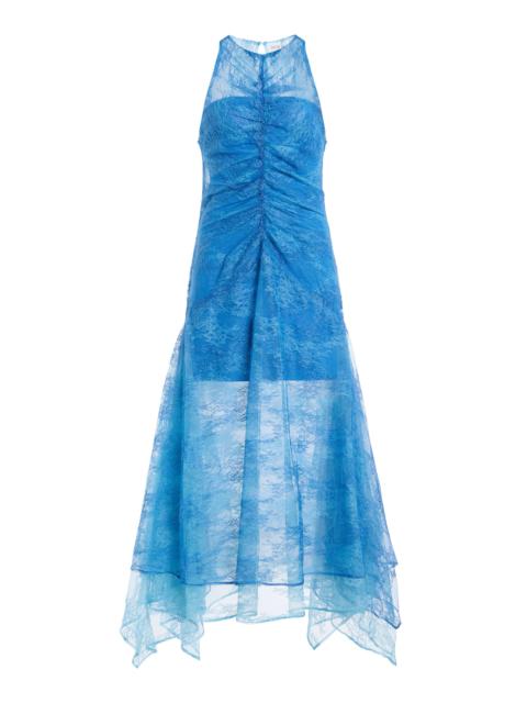 THIRD FORM Exclusive Reflect Layered Lace Midi Dress blue