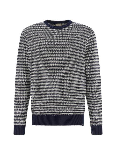 Paul & Shark bouclé striped crew-neck sweater