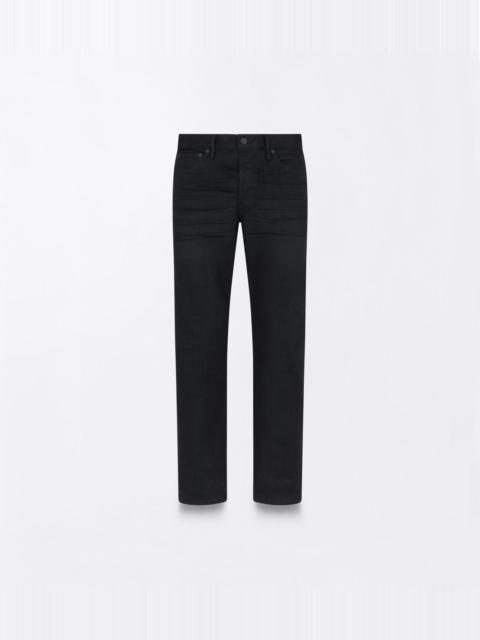 TOM FORD WASHED BLACK 50'S STRAIGHT FIT DENIM JEANS