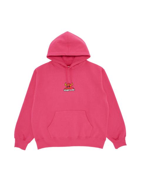 Supreme x Toy Machine Hooded Sweatshirt 'Magenta'