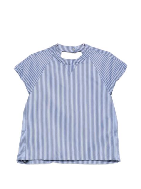 sacai striped T-shirt
