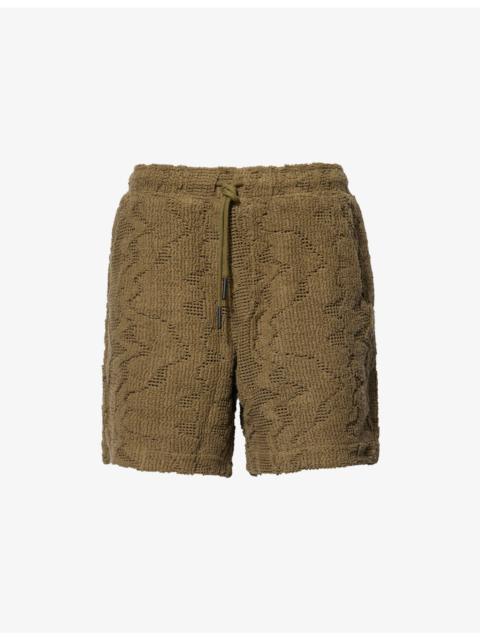 OAS Pine Verve Crochet Cotton-Blend Shorts