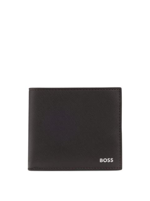 BOSS WALLET WITH SILVER-FOIL LOGO