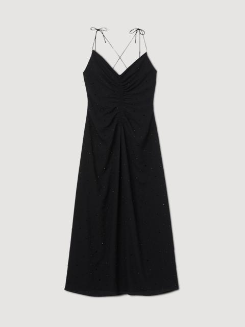 Sandro RHINESTONE DRESS