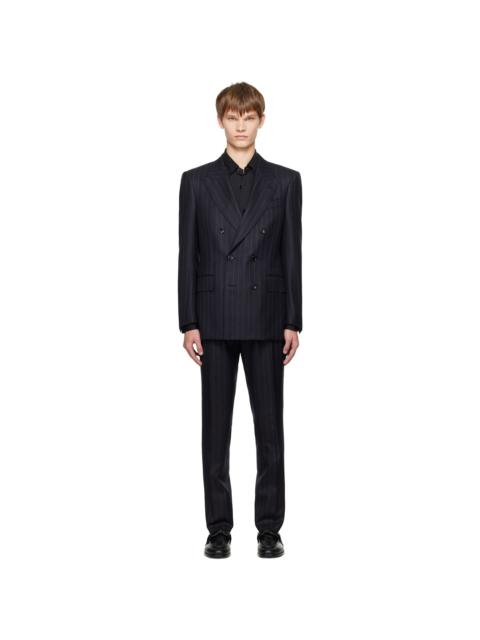 TOM FORD Gray Chalk Stripe Dyllan Suit