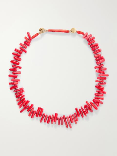 ROXANNE ASSOULIN The Coral Branch Beaded Necklace