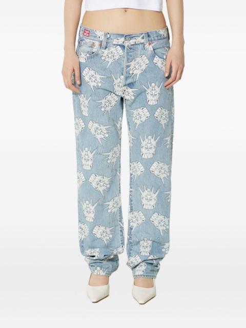 Levi's x Gundam Seed '93 501® printed jeans