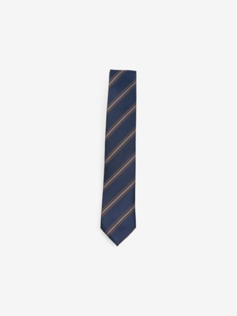 SAPIO diagonal-stripe tie