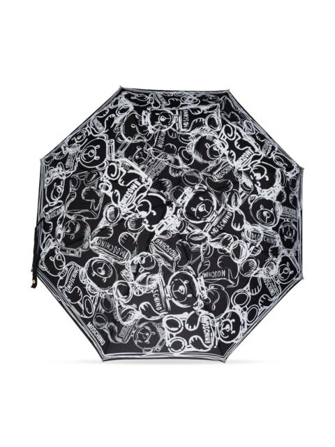 Moschino TEDDY BEAR-PRINT UMBRELLA