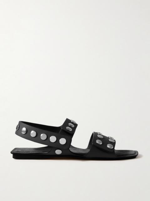 KHAITE Boden Studded Leather Sandals