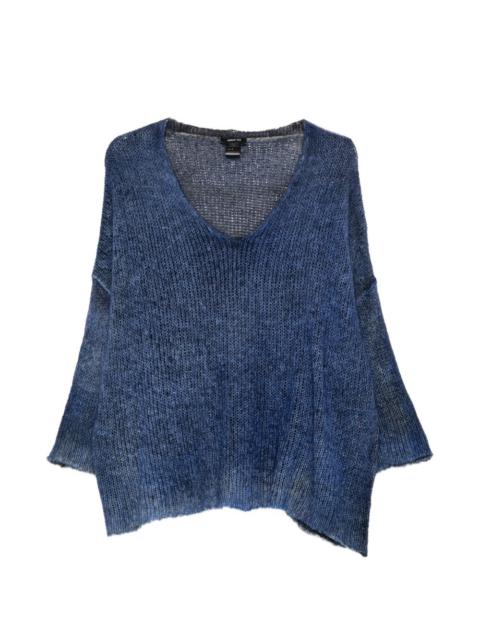 Avant Toi V-neck open-knit sweater