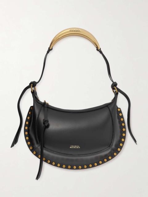 Isabel Marant Oskan Moon studded leather shoulder bag