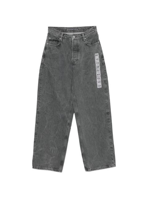 Alexander Wang Alexander Wang Crystal-embellished Jeans