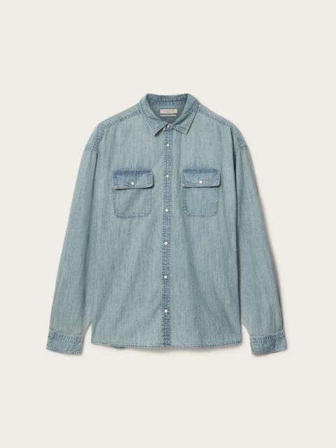 ALLSAINTS GRIBBS OVERSIZED LONG SLEEVE SHIRT