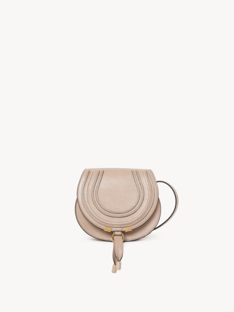 SMALL MARCIE SADDLE BAG IN SHINY LEATHER