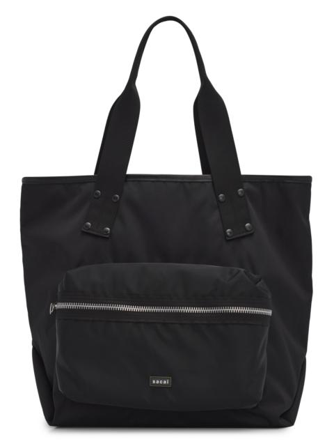 sacai Men's Large Pocket Tote Bag - Black
