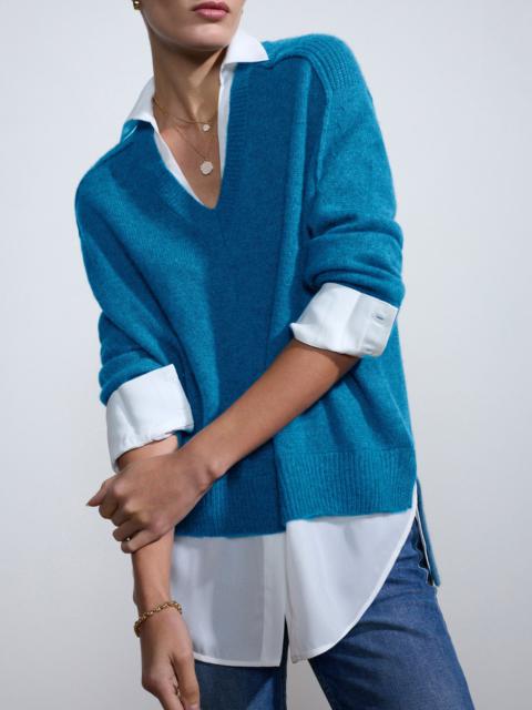BROCHU WALKER The Looker Layered V-Neck
