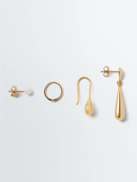 Lemaire PIERCINGS SET IN GOLD PLATED SILVER