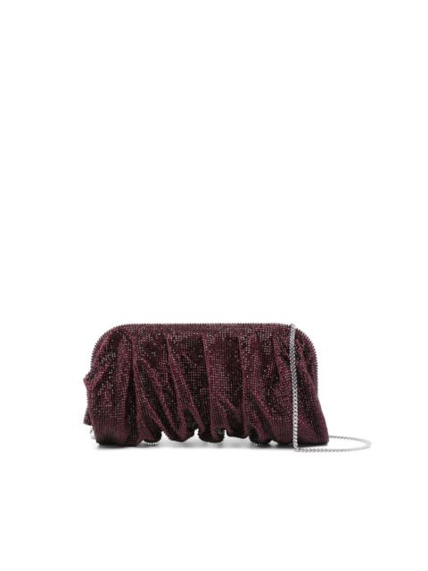 BENEDETTA BRUZZICHES embellished gathered clutch