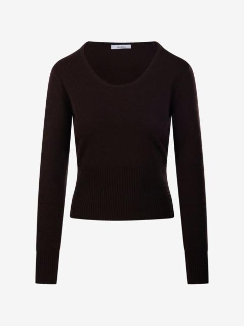 Max Mara ribbed-knit scoop-neck sweater