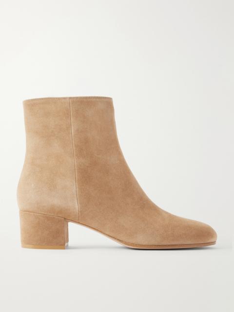 Gianvito Rossi Joelle 45 Suede Ankle Boots