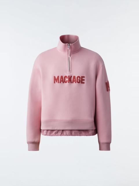 MACKAGE BRANDO Double-face jersey pullover