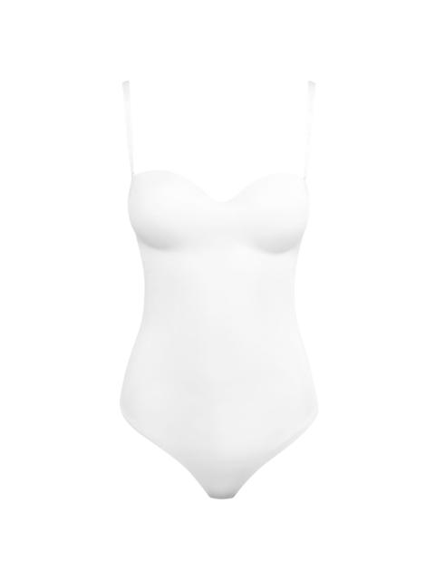 Wolford Women's Mat de Luxe Thong Bodysuit - White