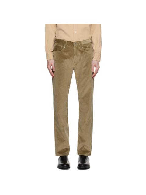 Paul Smith Brown Five-Pocket Trousers