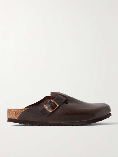 Boston Oiled-Leather Clogs