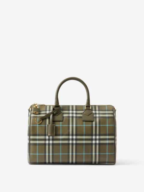 Burberry Check Medium Bowling Bag