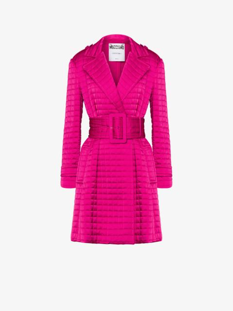 Moschino QUILTED SATIN COAT
